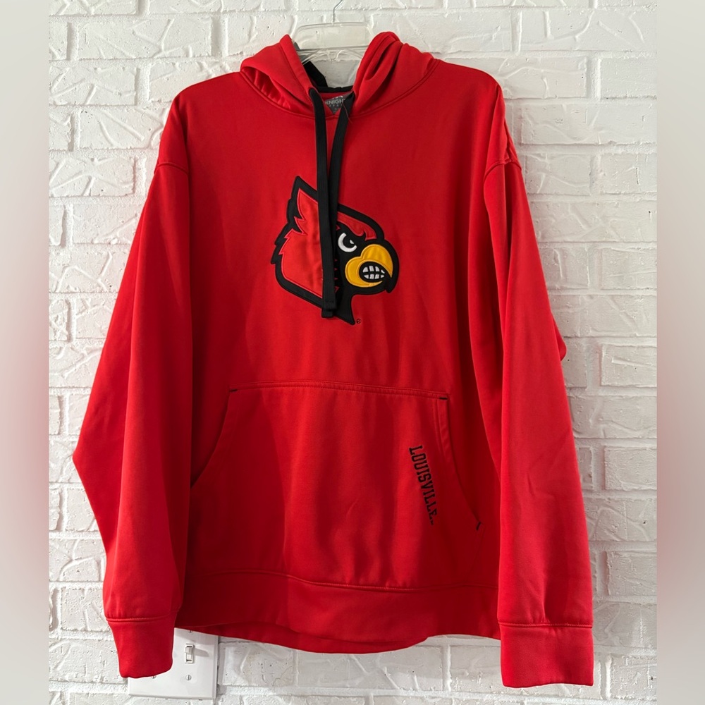 Louisville Cardinals Knights Apparel Red Hoodie